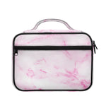 White Pink Marble Print Briefcase Bible Bag