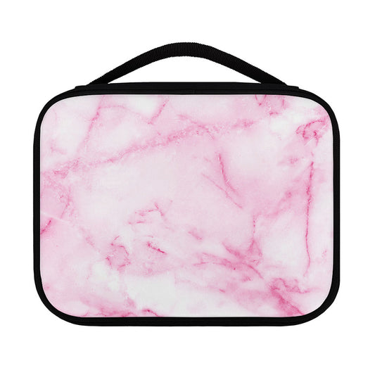 White Pink Marble Print Classic Bible Case