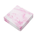 White Pink Marble Print Outdoor Seat Cushion Cover