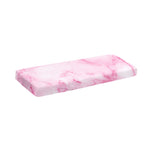White Pink Marble Print Piano Keyboard Cover