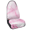 White Pink Marble Print Waterproof Car Seat Cover
