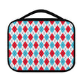 White Red And Blue Argyle Pattern Print Classic Bible Case