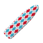 White Red And Blue Argyle Pattern Print Ironing Board Cover