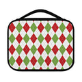 White Red And Green Argyle Pattern Print Classic Bible Case