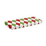 White Red And Green Argyle Pattern Print Piano Keyboard Cover