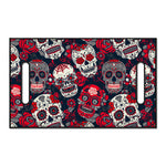 White Red Sugar Skull Pattern Print Golf Cart Seat Cover