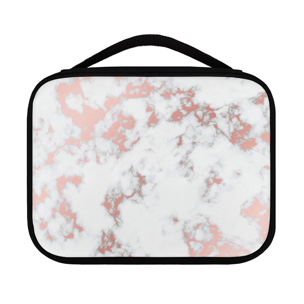 White Rose Gold Marble Print Classic Bible Case