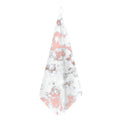 White Rose Gold Marble Print Hand Towel