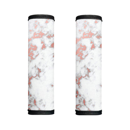 White Rose Gold Marble Print Handle Covers