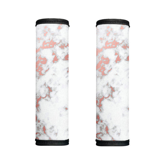 White Rose Gold Marble Print Handle Covers