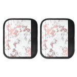 White Rose Gold Marble Print Handle Covers