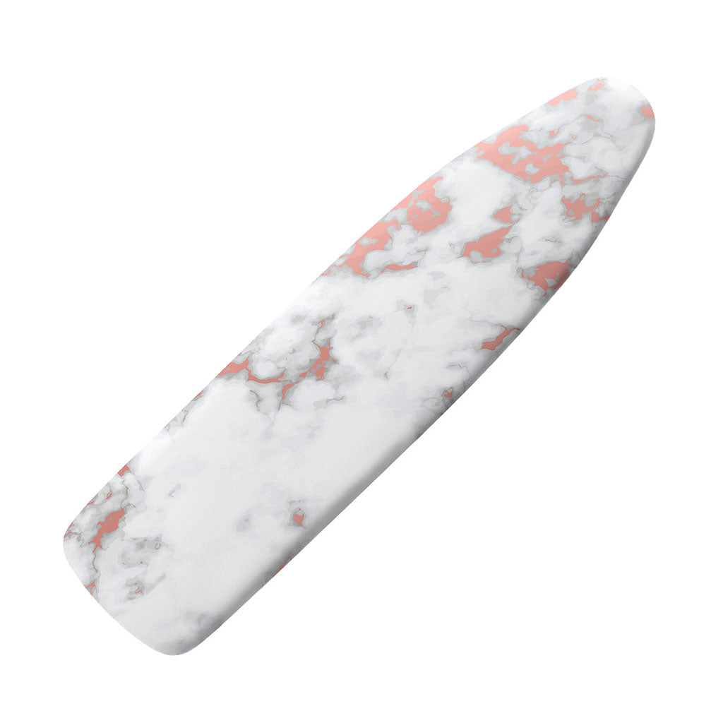 White Rose Gold Marble Print Ironing Board Cover