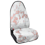 White Rose Gold Marble Print Waterproof Car Seat Cover