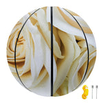 White Rose Print Basketball