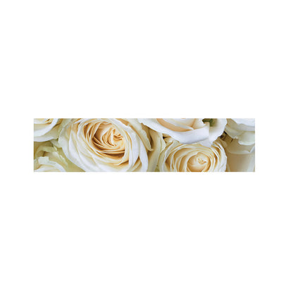 White Rose Print Bed Runner