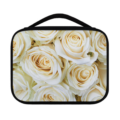 White Rose Print Classic Bible Case
