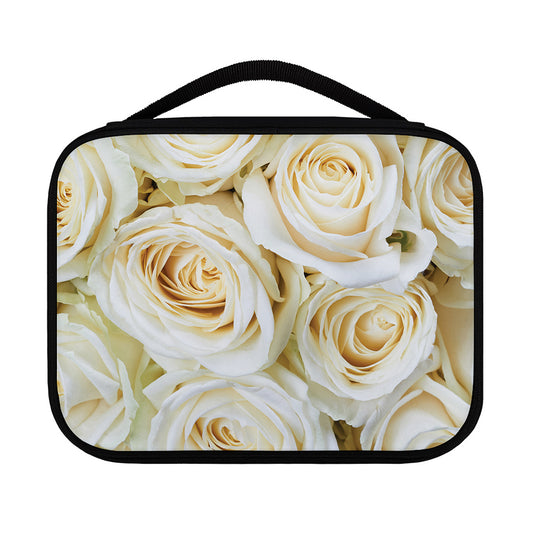White Rose Print Classic Bible Case