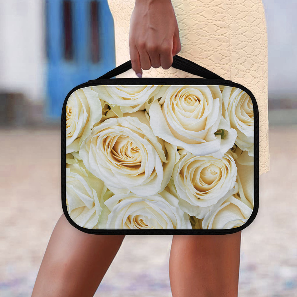 White Rose Print Classic Bible Case