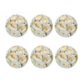 White Rose Print Coaster Set