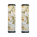 White Rose Print Handle Covers