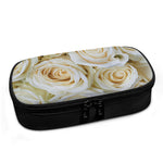 White Rose Print Insulin Cooler Travel Case