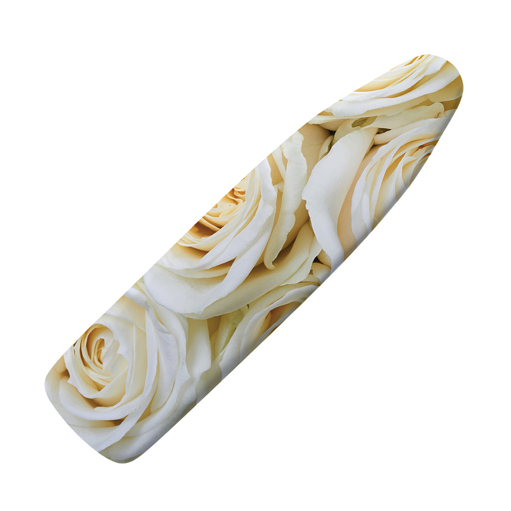 White Rose Print Ironing Board Cover