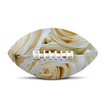 White Rose Print Rugby Ball