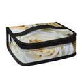White Rose Print Small Lunch Bag