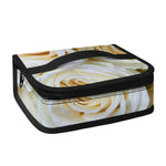 White Rose Print Small Lunch Bag
