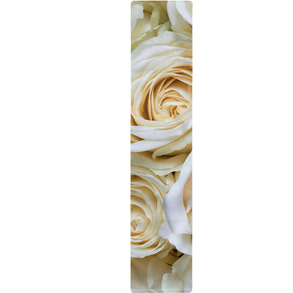 White Rose Print Table Runner