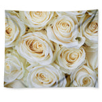White Rose Print Tapestry