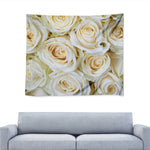 White Rose Print Tapestry