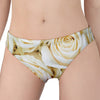 White Rose Print Women's Panties