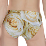 White Rose Print Women's Panties