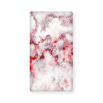 White Ruby Marble Print Baby Crib Sheet