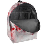 White Ruby Marble Print Backpack