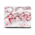 White Ruby Marble Print Bifold Wallet