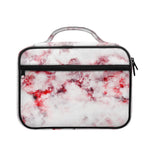 White Ruby Marble Print Briefcase Bible Bag