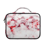 White Ruby Marble Print Briefcase Bible Bag
