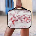 White Ruby Marble Print Classic Bible Case