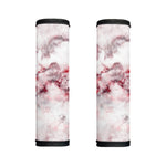 White Ruby Marble Print Handle Covers