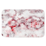 White Ruby Marble Print Indoor Door Mat