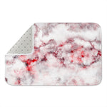 White Ruby Marble Print Indoor Door Mat