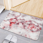 White Ruby Marble Print Indoor Door Mat