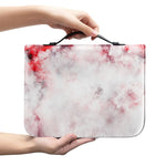 White Ruby Marble Print Leather Bible Cover