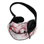 White Ruby Marble Print Pet Sling Carrier