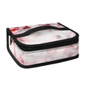White Ruby Marble Print Small Lunch Bag