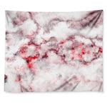 White Ruby Marble Print Tapestry