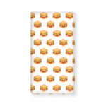 White Sandwiches Pattern Print Baby Crib Sheet