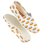 White Sandwiches Pattern Print Casual Shoes